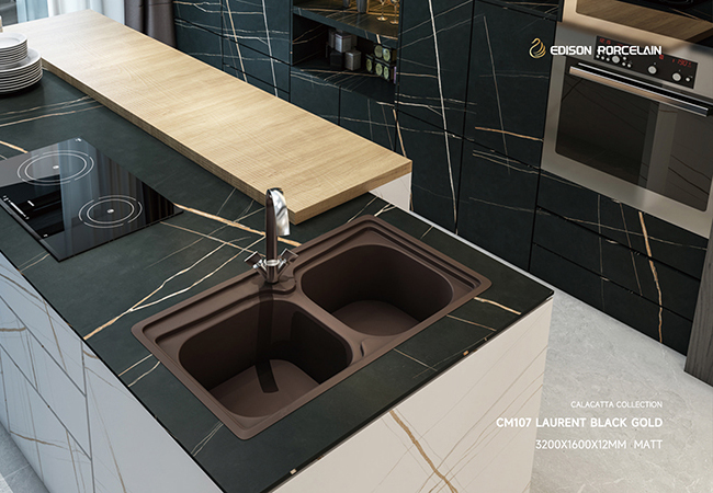 CM107 Laurent Black Gold 3200×1600×12mm