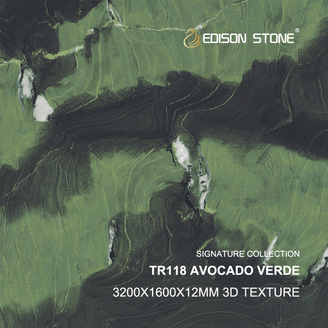 Avocado Verde sintered stone slab