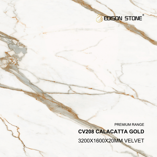 Calacatta Gold sintered stone slab